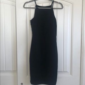 Banana republic factory black sheath dress